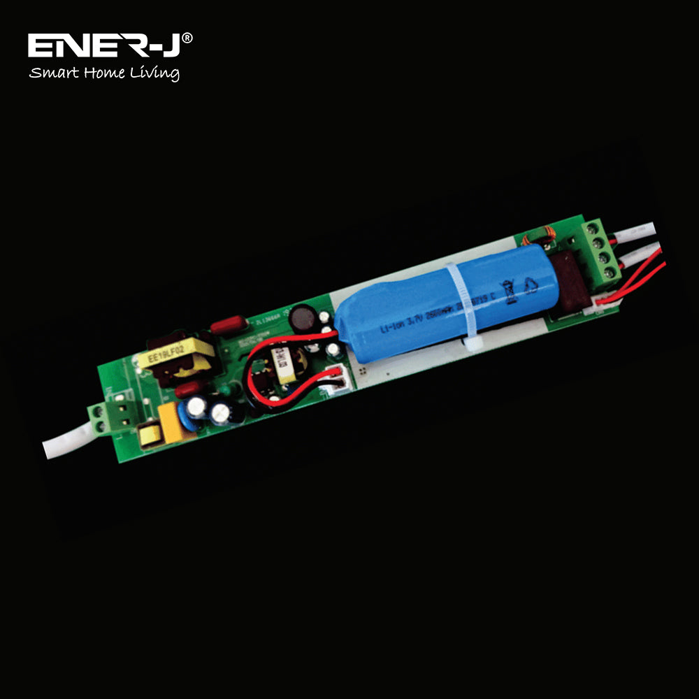 6W to 70W Plug and Play 5W Emergency Battery Kit for LED Panels 6W to 70W, 3 Hours of Emergency Lighting