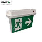 3W LED Emergency Bulkhead Fitting Maintained or Non-Maintained Exit Sign Light IP65 Waterproof