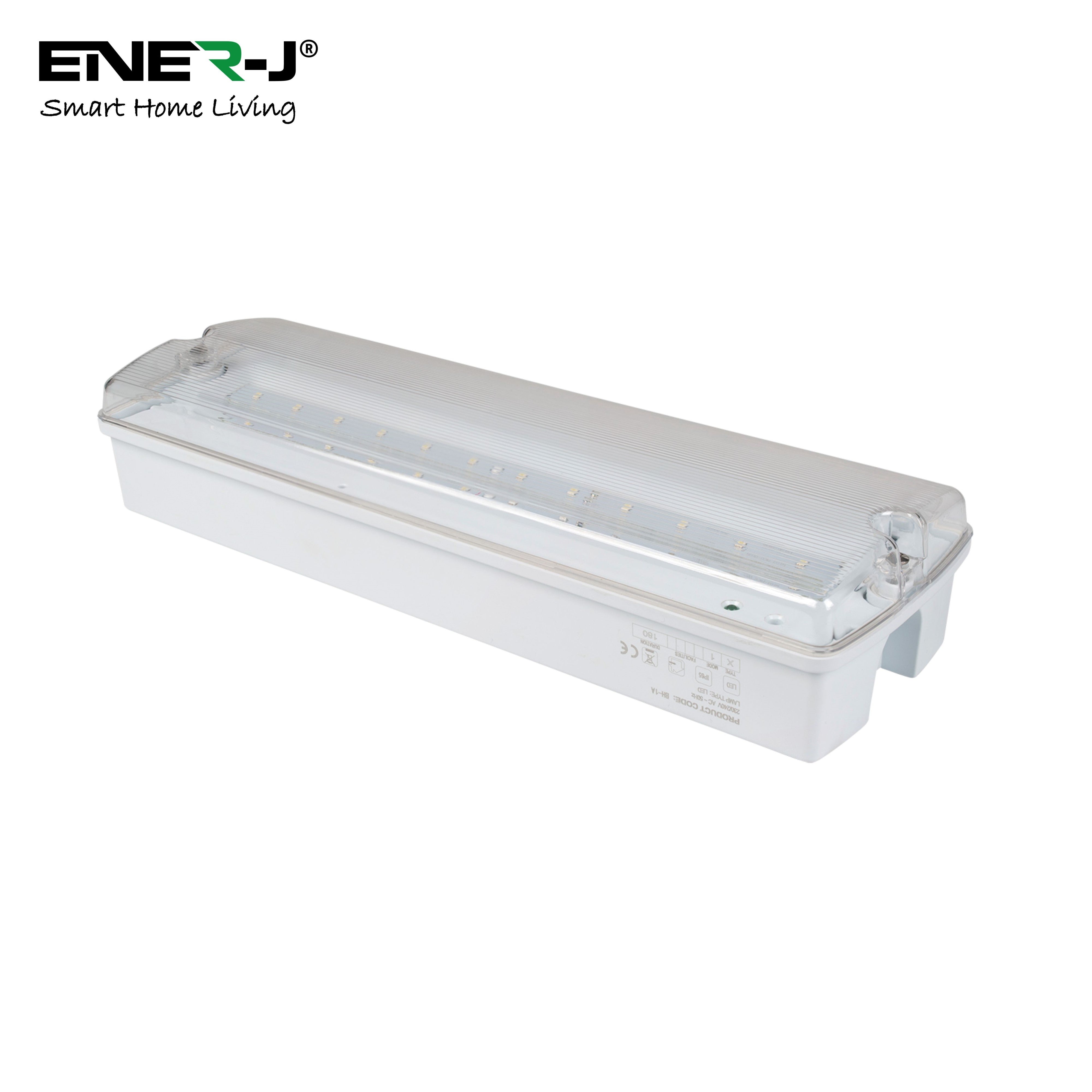3W LED Emergency Bulkhead Fitting Maintained or Non-Maintained Exit Sign Light IP65 Waterproof