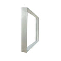 LED Panel Foldable Screwless Surface Mounting Frame Box Kit for 60x60 Ceiling Panel, White Body