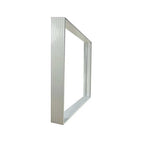LED Panel Foldable Screwless Surface Mounting Frame Box Kit for 60x60 Ceiling Panel, White Body
