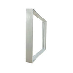 LED Panel Foldable Screwless Surface Mounting Frame Box Kit for 60x60 Ceiling Panel, White Body