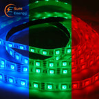 5 Meter RGB LED Strip Kit with 30 LEDs per meter, Controller + Remote + 12V 2A Adapter & UK Plug, IP65