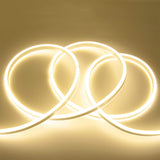 LED Neon Rope Light 12V Flex LED Neon Tube Light Waterproof Resistant, IP65, 3 meters with Plug and Play Adapter (Cool White 4000K) with UK Plug