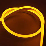 LED Neon Rope Light 12V Flex LED Neon Tube Light Waterproof Resistant, IP65, 3 meters with Plug and Play Adapter (Warm White 3000K), UK Plug Power Supply