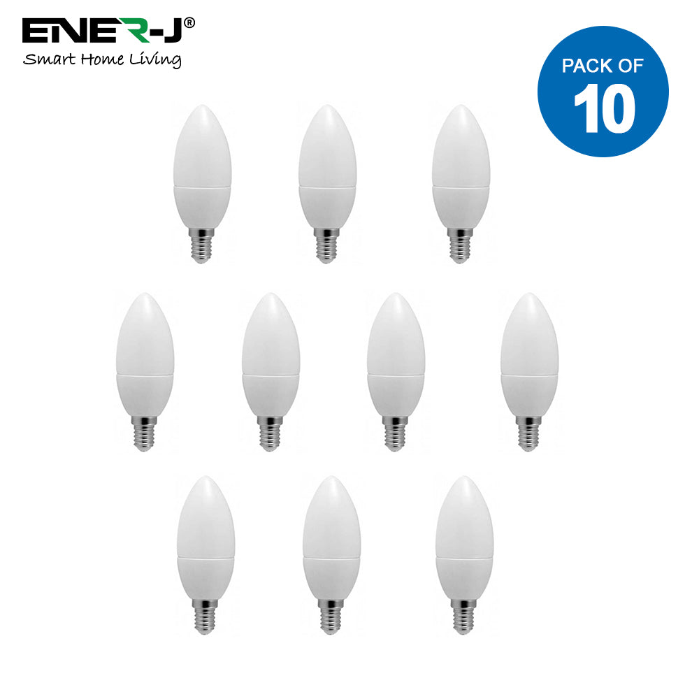 LED Bulb 4W LED Candle Lamp E14 6000K pack of 10pcs