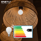 Pack of 10 units, LED E14 Small Edison Screw Golf Ball P45 Bulb, 4W (equivalent to 25W), Day White, 20000 hours life, 2 Years Warranty - 6000K