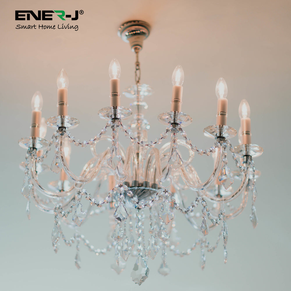 LED Candle Light Bulbs 4W E14 Base, Warm White 2700K (Pack of 10pcs)