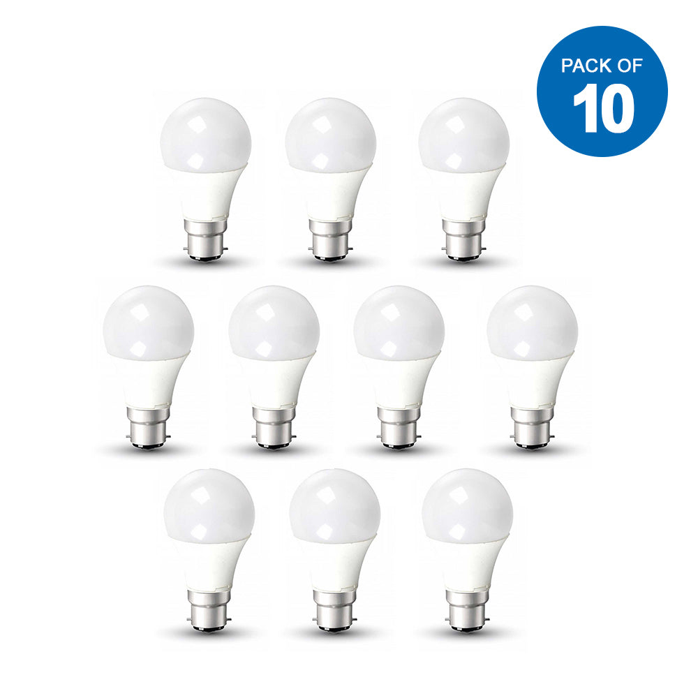 Pack of 10 units, 20W GLS LED Light Bulbs B22 BC Bayonet Bright 20W=150W A80 Globe 270 Beam Lamp White 150W Incandescent Replacement