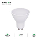 Pack of 10 units GU10 Led Light Bulbs, Warm White, 60W Halogen Bulb Equivalent, 7W, Bright 560 Lumens, 120 Degree Beam Angle - 6500K