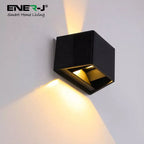 Solar Powered Adjustable Beam Angle Up Down Wall Light, Wireless, No Mains Power Needed, 1300mAh