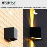 Solar Powered Adjustable Beam Angle Up Down Wall Light, Wireless, No Mains Power Needed, 1300mAh, CCT Changing