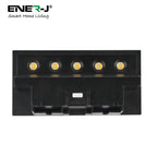 2 Pc Pack Solar Powered Deck / Fence Light with 5 LEDs, 2 Colour Switchable - 3000K & 6000K