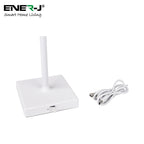 Rechargeable Wireless LED Desk Lamp, CCT Changing & Dimmable, 4W Bedside Lamp for Bedroom, Reading, Work, Study, Bars, KTV, Restaurants, Home - Black