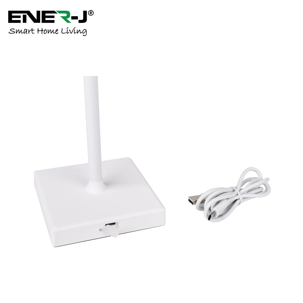 Rechargeable Wireless LED Desk Lamp, CCT Changing & Dimmable, 4W Bedside Lamp for Bedroom, Reading, Work, Study, Bars, KTV, Restaurants, Home - Black