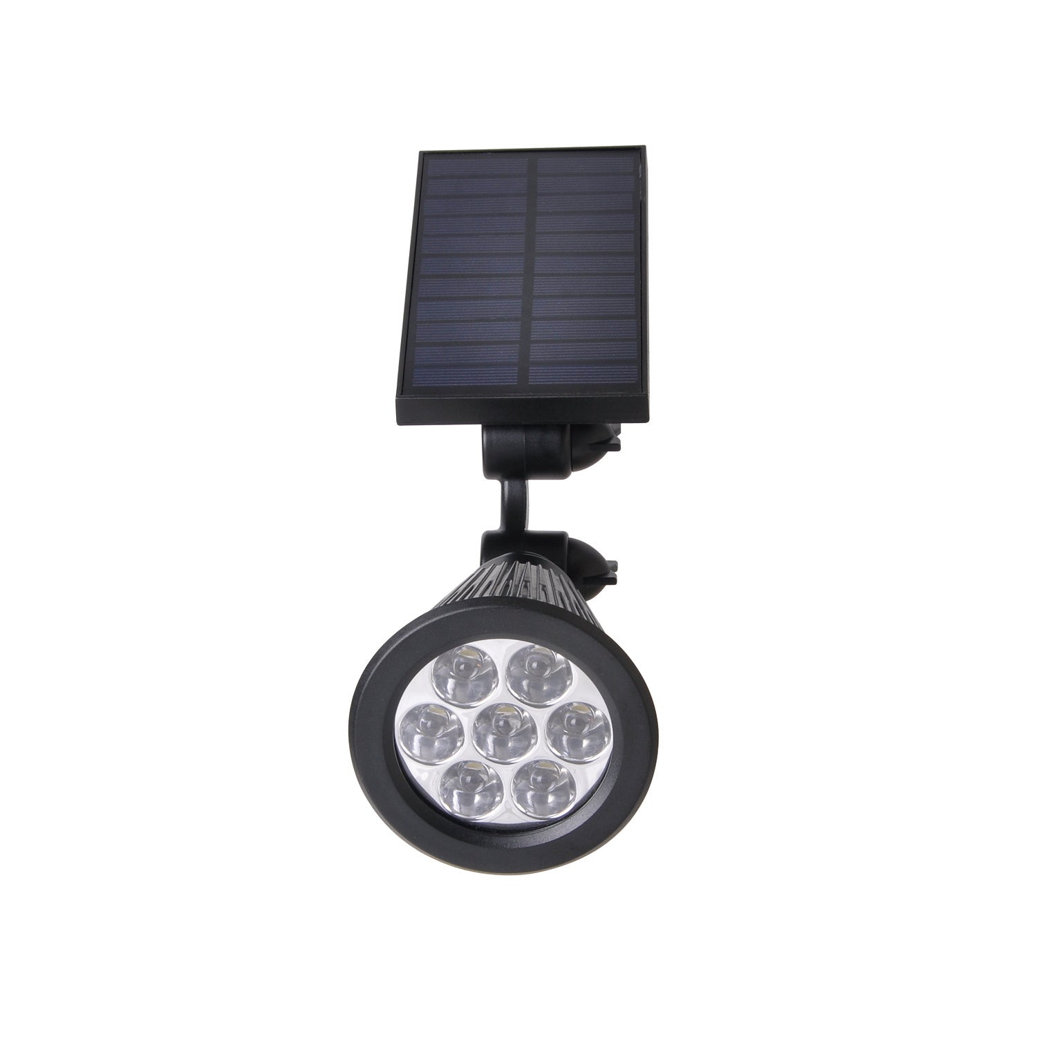 Pack of 2 LED Solar Spotlights, Super Bright 400LM Outdoor Security Garden Landscape Lamps, 180°Angle Adjustable