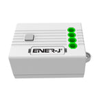 ENER-J 2 Gang Wireless Kinetic Switch (white body) + 2 x 500W RF Receiver