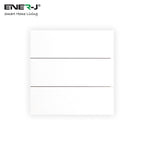 ENER-J 6 Gang Wireless Kinetic Switch, On/Off Wall Switch + 6 Circuit RF WIFI Receiver Max Load 16Ax2 + 10Ax4, 6 Circuits