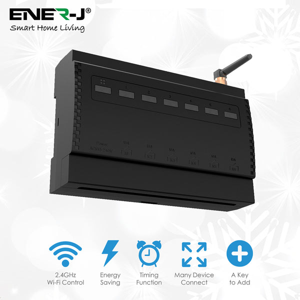 6 Circuits RF+WIFI Receiver – ENER-J Smart Homes