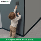 1 Gang Wireless Kinetic Switch Black Body, IP55 - PRO Series