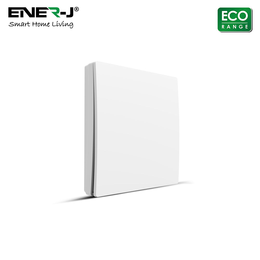 Enerj 1 Gang Wireless Kinetic Switch White Body with 1 Non Dimmable 5A RF Receiver Eco Range