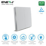 ENER-J Wireless Kinetic 1 Gang Switch Eco Series (Silver body)