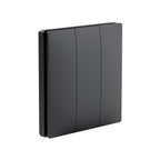 3 Gang Wireless Kinetic Switch Black Body, IP55 - ECO Series