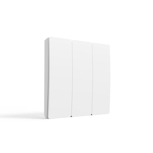 3 Gang Wireless Kinetic Switch Silver Body, IP55 - ECO Series