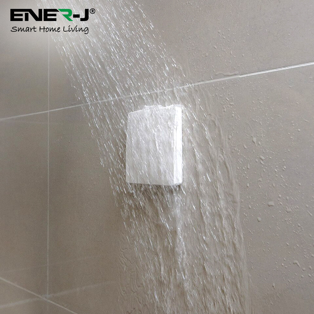Enerj 3 Gang Wireless Kinetic Switch, White with 3 Non Dimmable 5A RF Receiver Eco Range