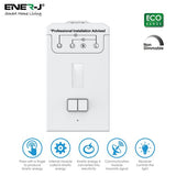 ENER-J 2 ways Wireless Receiver, 5Ax2 on/off,RF433mhz Non Dimmable