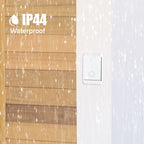 Self-Powered Wireless Kinetic Door Bell with Plug in Chime