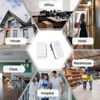 Self-Powered Wireless Kinetic Door Bell with Plug in Chime