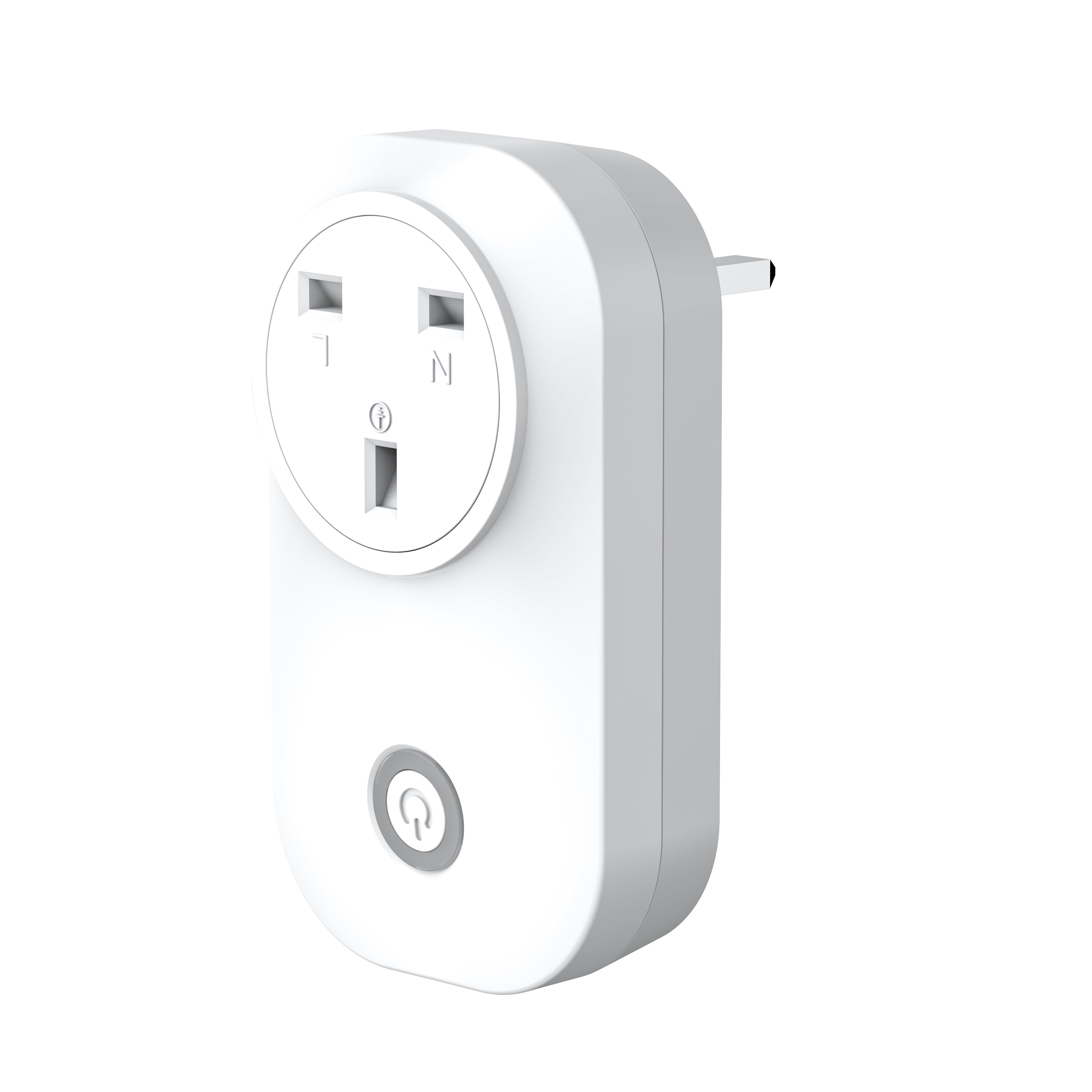 13A Wireless Plug Adapter + 1 Gang Switch Eco Series, White Body, Wireless Turn On/Off any appliance