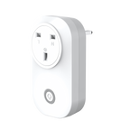 13A Wireless Plug Adapter + 1 Gang Wireless Switch Eco Series, White Body