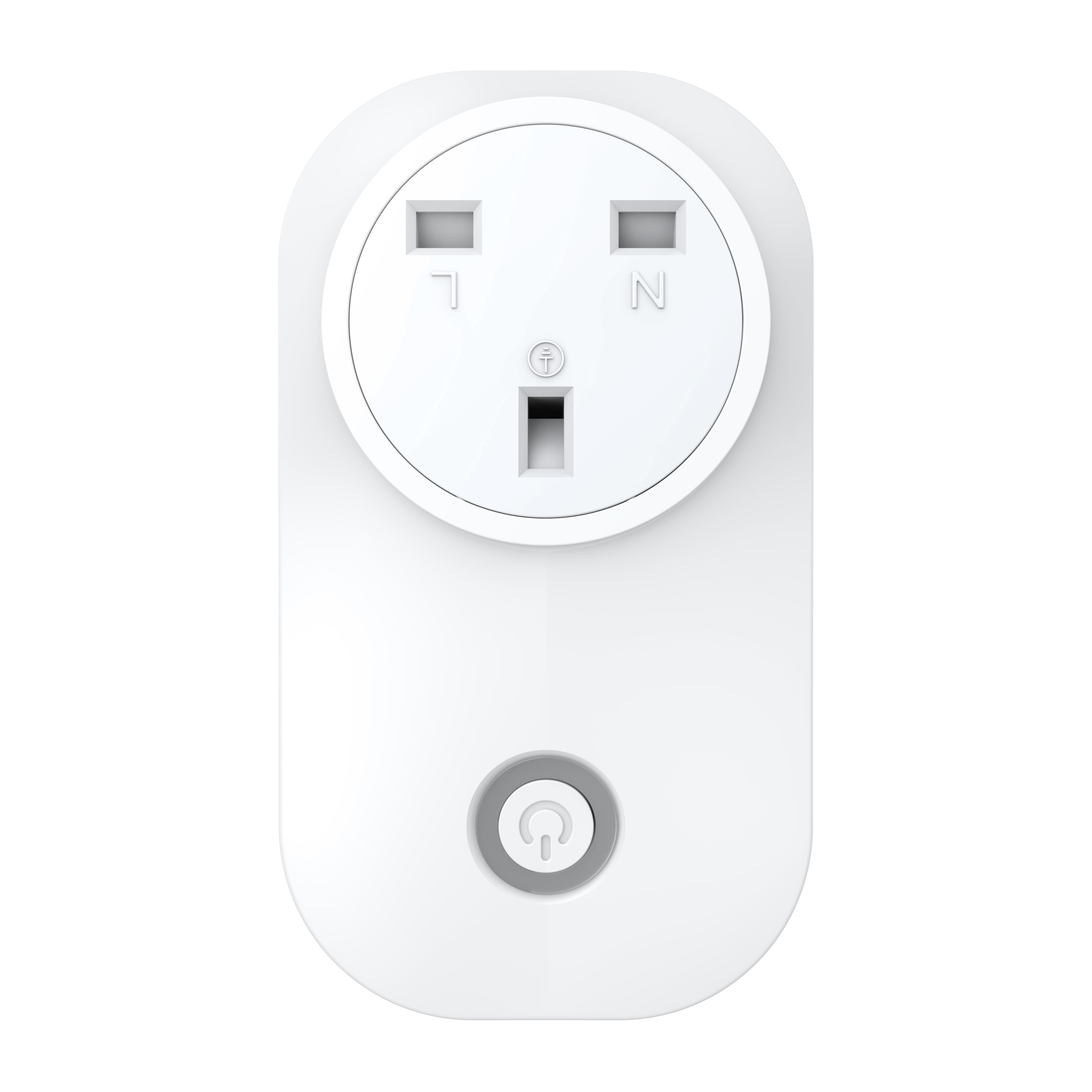 13A Wireless Plug Adapter + 1 Gang Switch Eco Series, White Body, Wireless Turn On/Off any appliance
