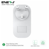 13A Wireless Plug Adapter + 1 Gang Switch Eco Series, White Body, Wireless Turn On/Off any appliance