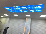 40W SKY LED 2D Ceiling Panel 60x60cms, Set of 6 Ultra Thin LED Panels, for Waiting Area, Hallway, Office and Home
