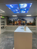 40W SKY LED 2D Ceiling Panel 60x60cms, Set of 6 Ultra Thin LED Panels, for Waiting Area, Hallway, Office and Home