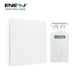ENERJ 1 Gang Wireless Kinetic Switch + 500W Non-Dimmable Receiver BUNDLE PACK