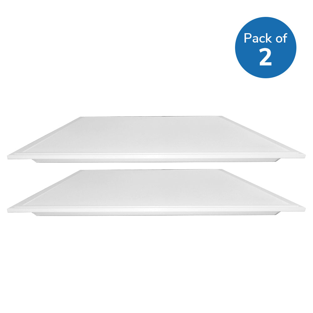 Pack of 2 LED Panel Ceiling Lamp 6000k,120x60 for Living Room, Bedroom, Kitchen, Balcony Hallway, 2 Years Warranty
