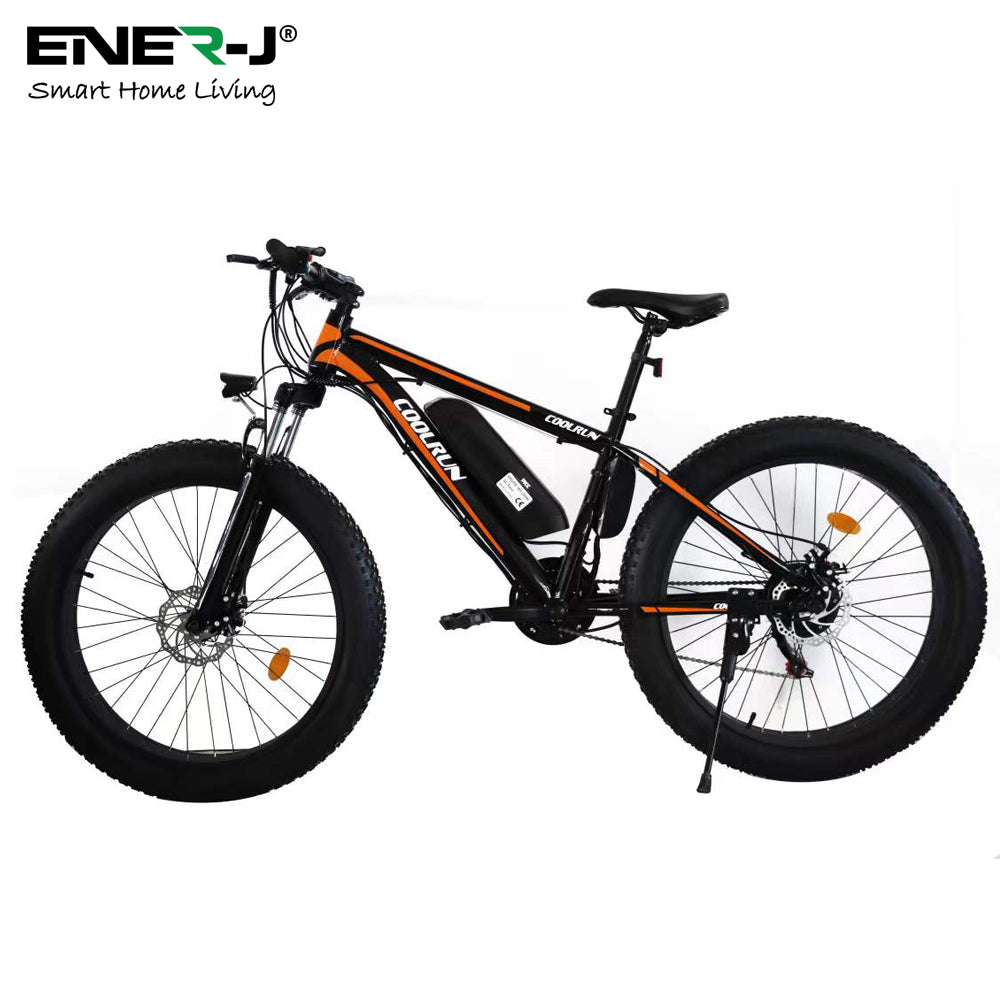 ENER-J 26” Electric Mountain Snow Bike - Fat Tire Bicycle 250W