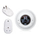 Thermostat RF Plug Digital Temperature Controller for Infrared Heating Panel with Heating and Cooling Mode. with UK Plug, Max 3680W