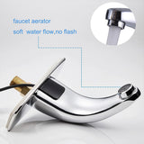 Touchless Faucet High Quality Tap, Motion Infrared Sensor Cold and Hot Water, Automatic Basin Mixer Waterfall for Bathroom Sink Auto Water Faucet