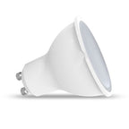 Pack of 10 5W GU10 LED Bulb, Replacement 50W Halogen, 400lm, Non-Dimmable - 3000K