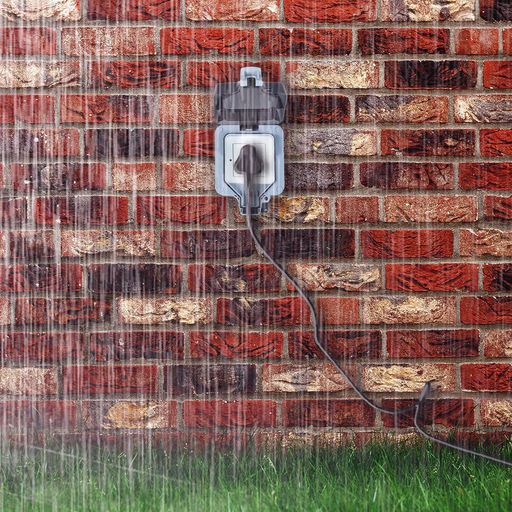 Smart Single Outside Socket Smart Wi-Fi Weatherproof Single Socket & Wifi Outdoor Plug